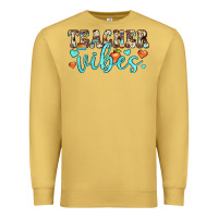 Antique Gold teacher vibes Premium Sweatshirt - JahusDesignShop