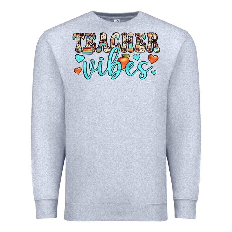 Teacher Vibes Premium Sweatshirt by JahusDesignShop | Teevron