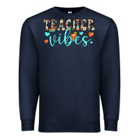 Navy teacher vibes Premium Sweatshirt - JahusDesignShop