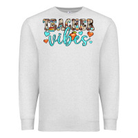 Oatmeal Heather teacher vibes Premium Sweatshirt - JahusDesignShop