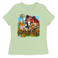 Matcha farm life olivia Ladies Tee - OliviaCreatesArt