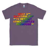 Lavender What a beautiful day to respect other people's Classic Tee - CowGirlArtShop