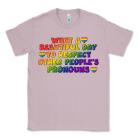 Lilac What a beautiful day to respect other people's Classic Tee - CowGirlArtShop