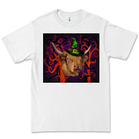White halloween glitter highland cow tumbler Premium Tee - RanaPortraitStore