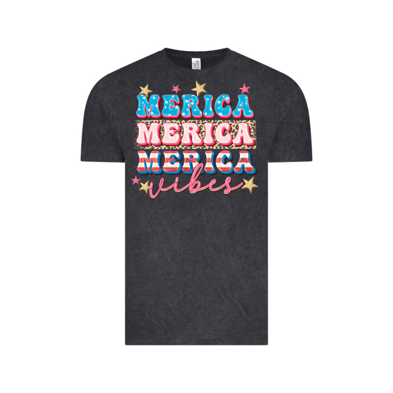 Merica Vibes Vintage Tee by FaDigitalArtStudio | Teevron