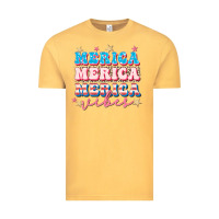 Vintage Mustard Merica vibes Vintage Tee - FaDigitalArtStudio