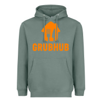 Sage Grubhub t-shirt Heavyweight Hoodie - DesigneFamous