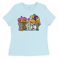 Baby Blue mardi gras  party olivia Ladies Tee - OliviaCreatesArt
