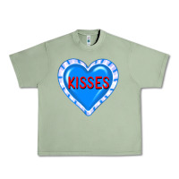 Oil Green valentine's day hearts Urban Heavy Tee - FaDigitalArtStudio