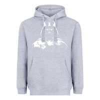 Heather Grey darth vader Heavyweight Hoodie - DesigneFamous