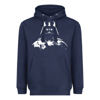 Navy darth vader Heavyweight Hoodie - DesigneFamous