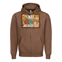 Chestnut fall is proof that change is beautiful Zipper Hoodie - AdoDesignShop