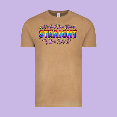 Let's Get One Thing Straight I'm Not Vintage Tee Designed By Fadigitalartstudio