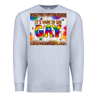 Heather Grey it's okay to say gay tumbler Premium Sweatshirt - JahusDesignShop