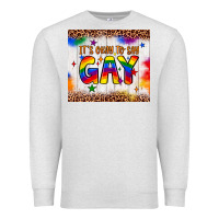 Oatmeal Heather it's okay to say gay tumbler Premium Sweatshirt - JahusDesignShop