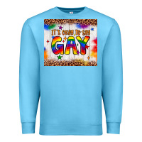 Ocean Blue it's okay to say gay tumbler Premium Sweatshirt - JahusDesignShop