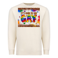 Sandshell it's okay to say gay tumbler Premium Sweatshirt - JahusDesignShop