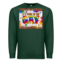 Sports Green it's okay to say gay tumbler Premium Sweatshirt - JahusDesignShop