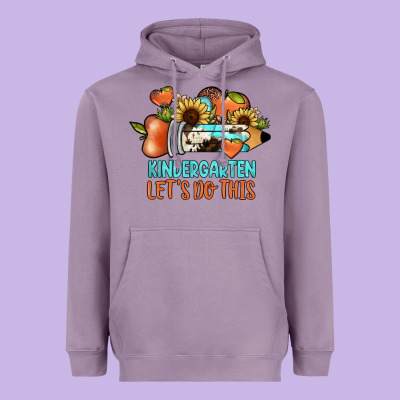 Kindergarten Let's Do This Heavyweight Hoodie Designed By Jahusdesignshop