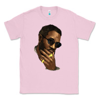 Bubblegum Pink Black man Classic Tee - HowdyJamesFarm