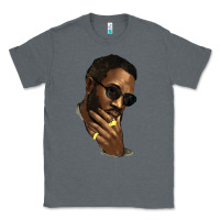 Charcoal Heather Black man Classic Tee - HowdyJamesFarm