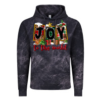 Cloud Black Joy To The World Vintage Hoodie - FaDigitalArtStudio