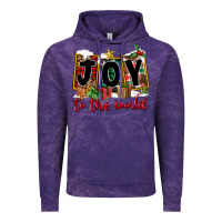 Cloud Purple Joy To The World Vintage Hoodie - FaDigitalArtStudio
