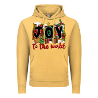 Vintage Mustard Joy To The World Vintage Hoodie - FaDigitalArtStudio
