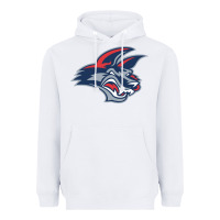 White elmira j4ckals Heavyweight Hoodie - DesigneFamous