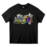 Black nurse mardi gras Heavy Core Tee - CowGirlArtShop