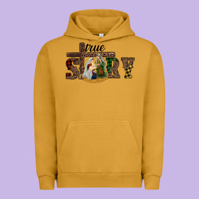 True Story Holy Family Urban Hoodie Designed By Ranaportraitstore