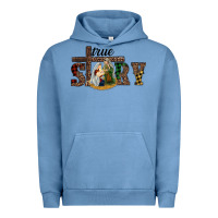 Pigment Pebble Blue true story holy family Urban Hoodie - RanaPortraitStore
