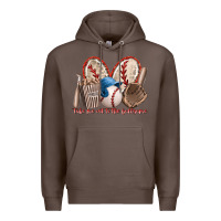 Coffee take me out to the ballgame Premium Hoodie - RacoonDesign