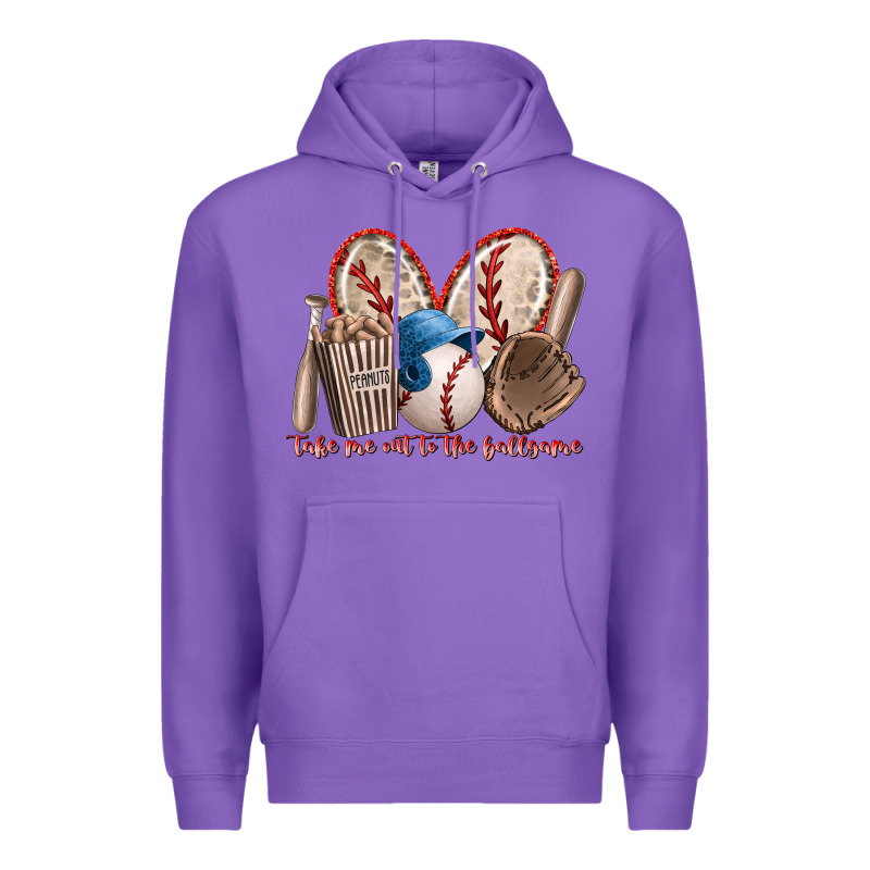 Take Me Out To The Ballgame Premium Hoodie by RacoonDesign | Teevron