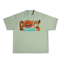 Oil Green turkey cozy season thanksgiving bbs Urban Heavy Tee - BundleAndBundleShop