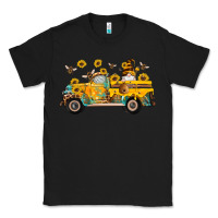 Black western bee gnomes truck sunflowers honeycomb beehive honey turquoise Classic Tee - Artiststas