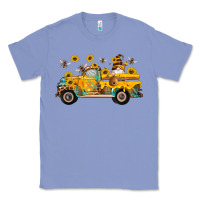 Colony Blue western bee gnomes truck sunflowers honeycomb beehive honey turquoise Classic Tee - Artiststas