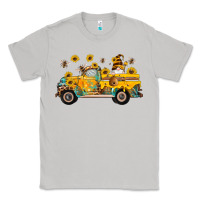 Moon Dust western bee gnomes truck sunflowers honeycomb beehive honey turquoise Classic Tee - Artiststas