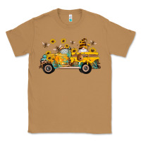 Toasted Coconut western bee gnomes truck sunflowers honeycomb beehive honey turquoise Classic Tee - Artiststas