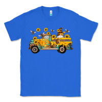True Royal western bee gnomes truck sunflowers honeycomb beehive honey turquoise Classic Tee - Artiststas