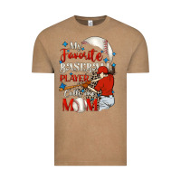 Vintage Coffee My favorite baseball player calls me mom Vintage Tee - FaDigitalArtStudio