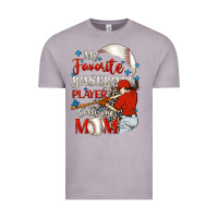 Vintage Zinc My favorite baseball player calls me mom Vintage Tee - FaDigitalArtStudio