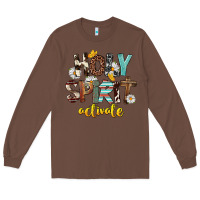 Chestnut Holy Spirit Activate Long Sleeve Tee - FaDigitalArtStudio
