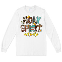 White Holy Spirit Activate Long Sleeve Tee - FaDigitalArtStudio