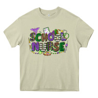 Mossy school nurse mardi gras Heavy Core Tee - CowGirlArtShop