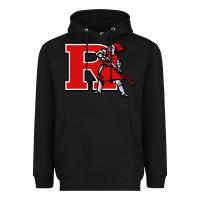 Black scarlet knights 2 (rutgers) Heavyweight Hoodie - DesigneFamous
