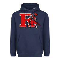 Navy scarlet knights 2 (rutgers) Heavyweight Hoodie - DesigneFamous