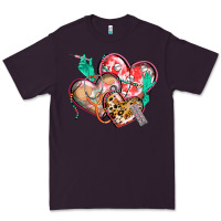 Plum nurse hearts Premium Tee - CowGirlArtShop