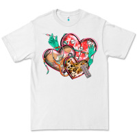 White nurse hearts Premium Tee - CowGirlArtShop