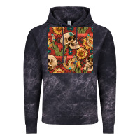 Cloud Black western skull aztec seamless pattern Vintage Hoodie - BundleAndBundleShop